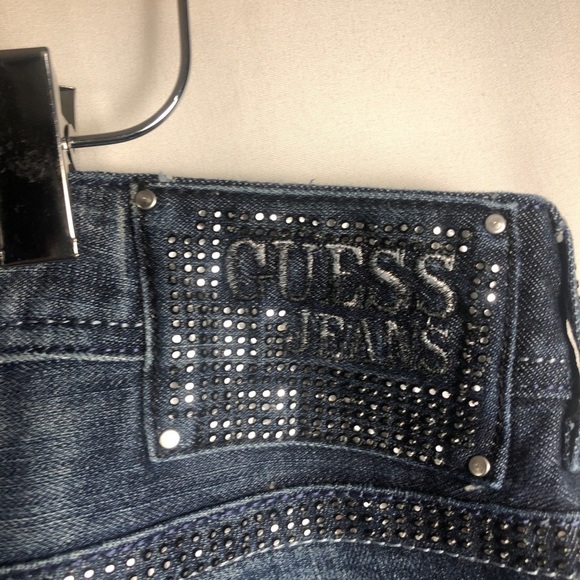Womens Rhinestone Guess Jeans. Size 36/33 - Picture 3 of 10